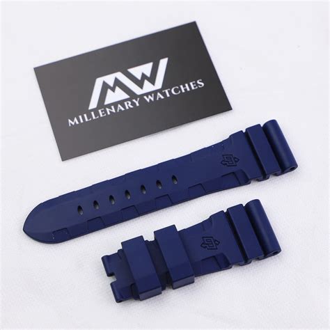 rubber straps panerai|aftermarket Panerai watch straps.